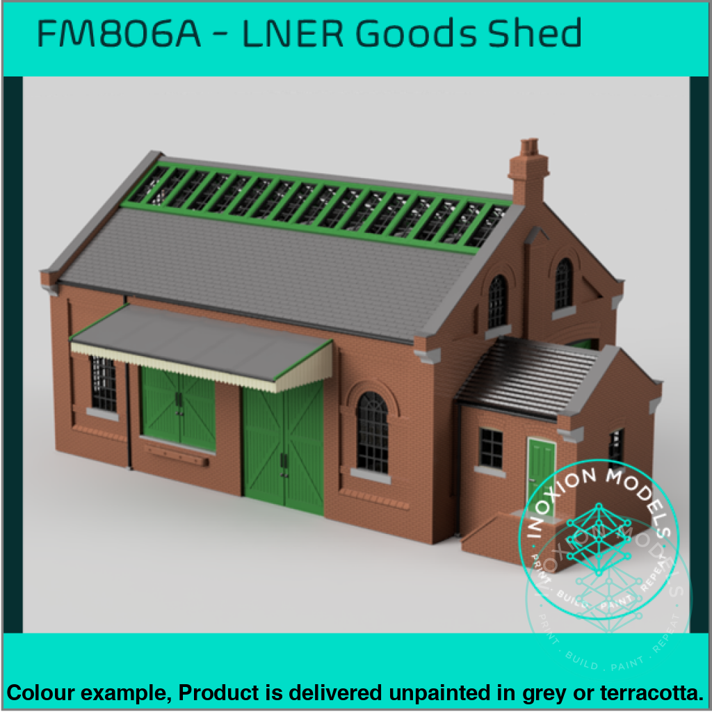 Fm806A – Lner Goods Shed Oo/Ho Scale Oo Building