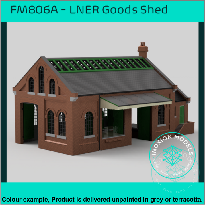 Fm806A – Lner Goods Shed Oo/Ho Scale Oo Building