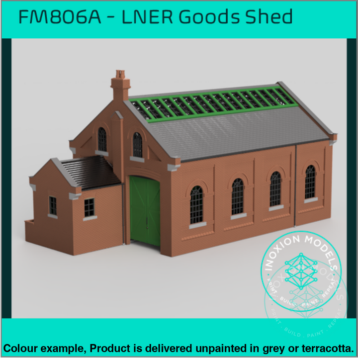 Fm806A – Lner Goods Shed Oo/Ho Scale Oo Building