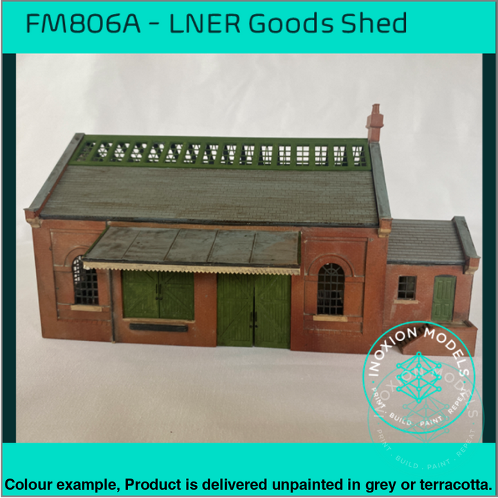 Fm806A – Lner Goods Shed Oo/Ho Scale Oo Building