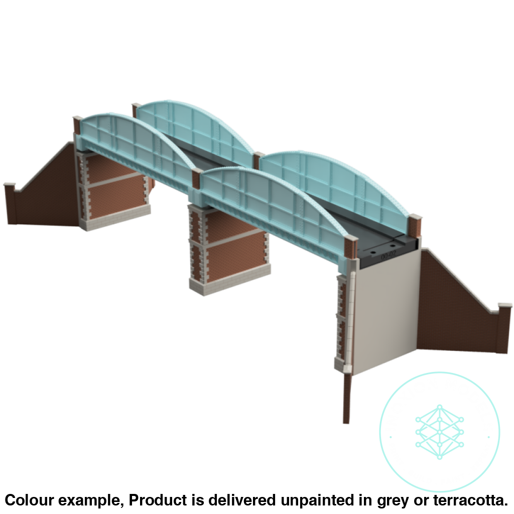 Fm912 – Single Track Girder Bridge Oo Scale Building