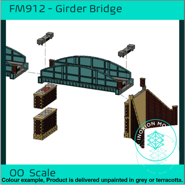 Fm912 – Single Track Girder Bridge Oo Scale Building