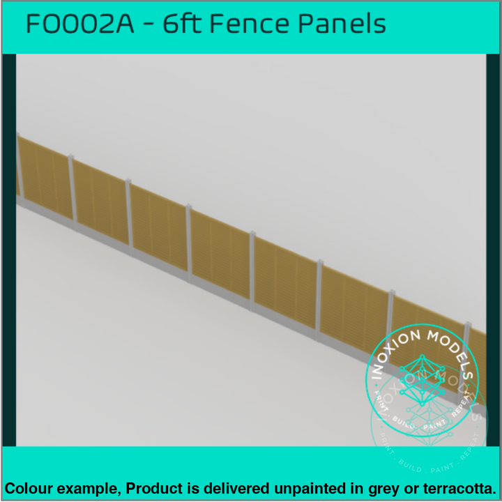 Fo002A – 6Ft Garden Fence Oo/Ho Scale Oo Accessory