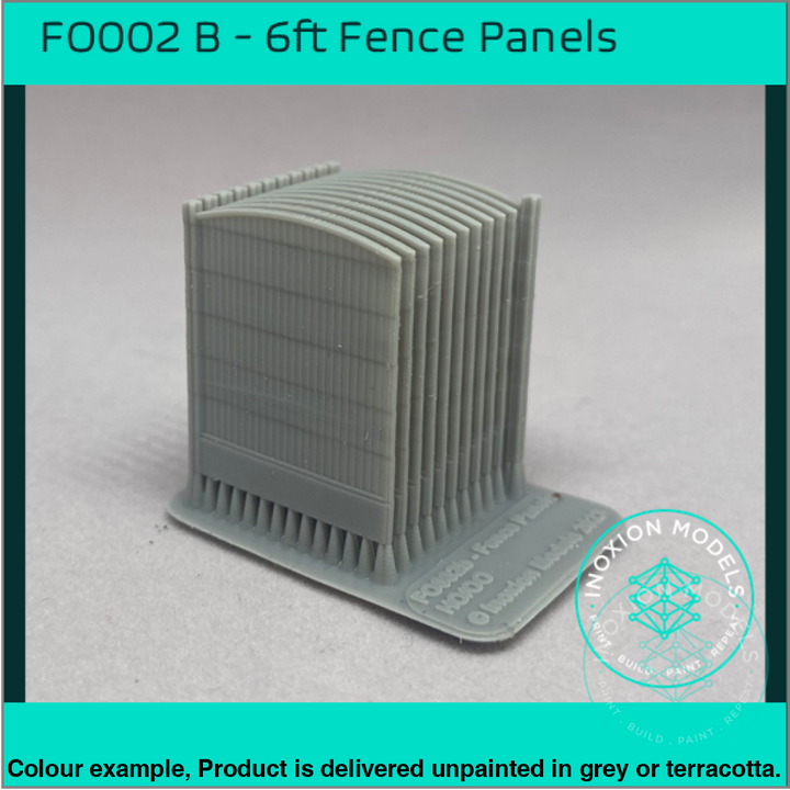 Fo002B – 6Ft Garden Fence Rounded Oo/Ho Scale Oo Accessory