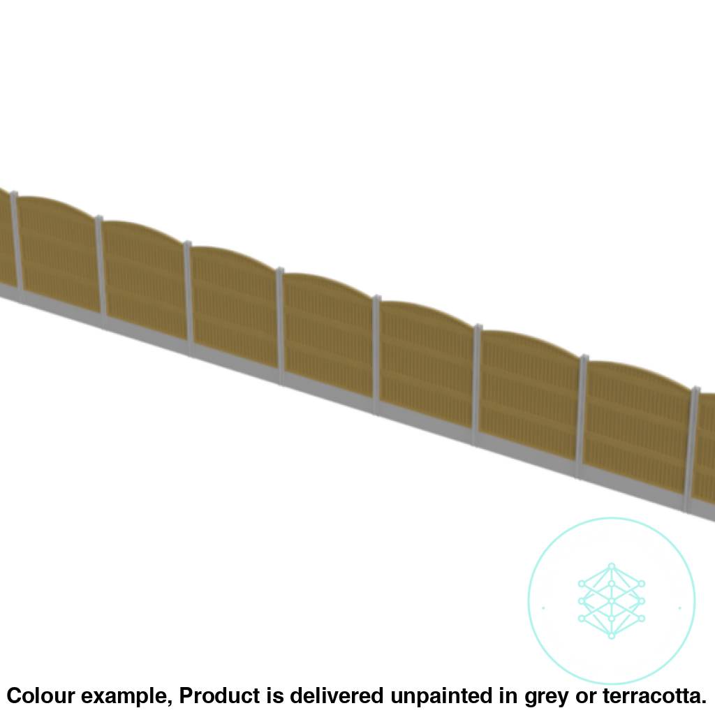 Fo002B – 6Ft Garden Fence Rounded Oo/Ho Scale Oo Accessory