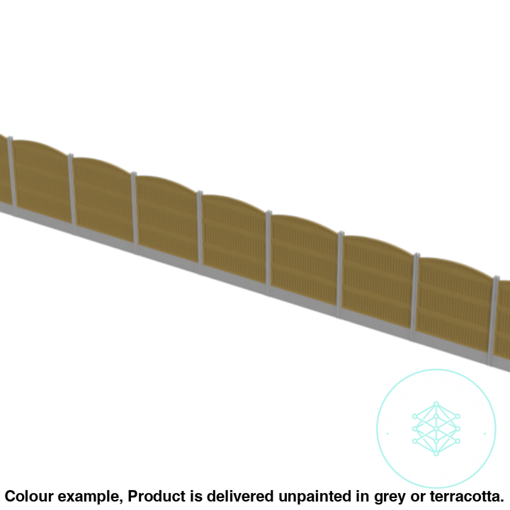 Fo002B – 6Ft Garden Fence Rounded Oo/Ho Scale Oo Accessory