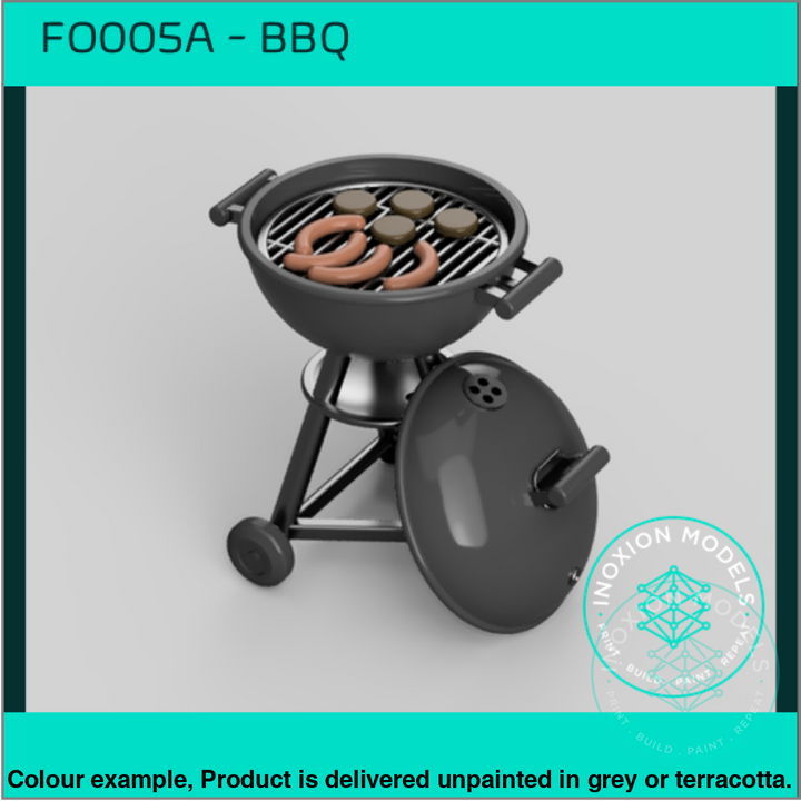 Fo005A – Charcoal Bbqs Oo/Ho Scale Oo Accessory