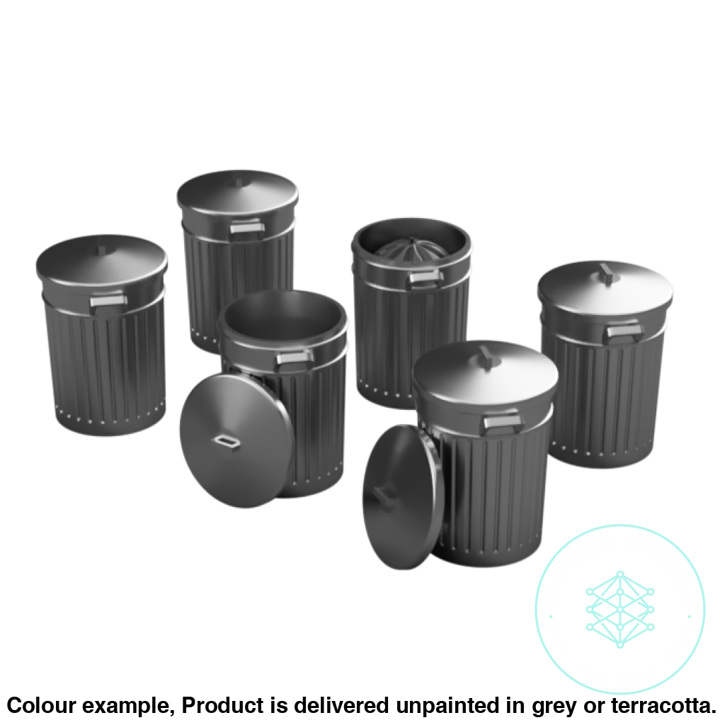 Fo100B – Dustbins Oo/Ho Scale Oo Accessory