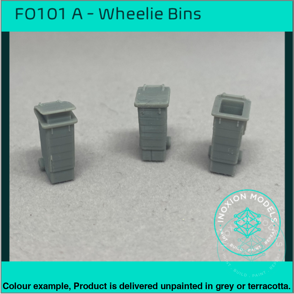 Fo101A – Wheelie Bins Oo/Ho Scale Oo Accessory