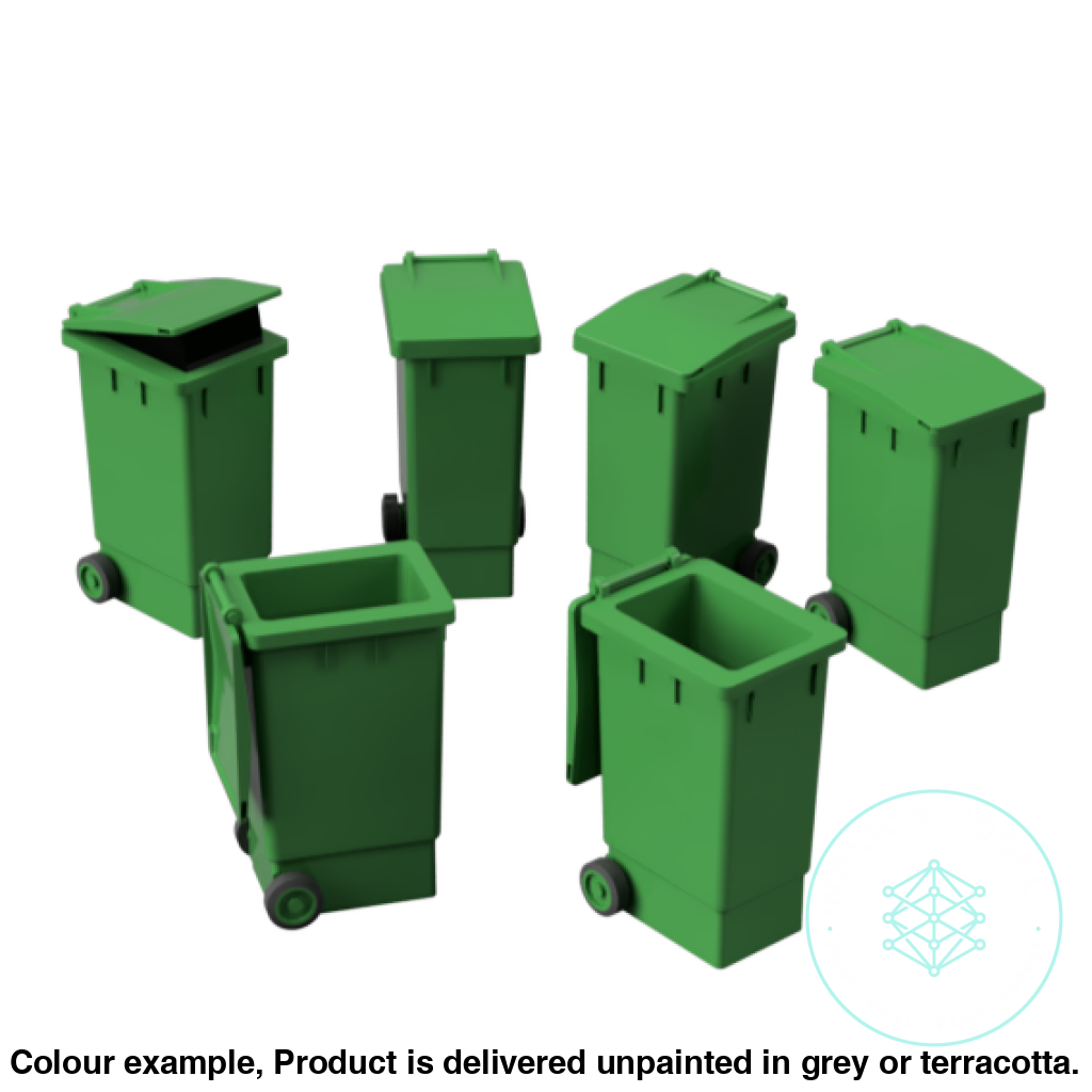 Fo101A – Wheelie Bins Oo/Ho Scale Oo Accessory