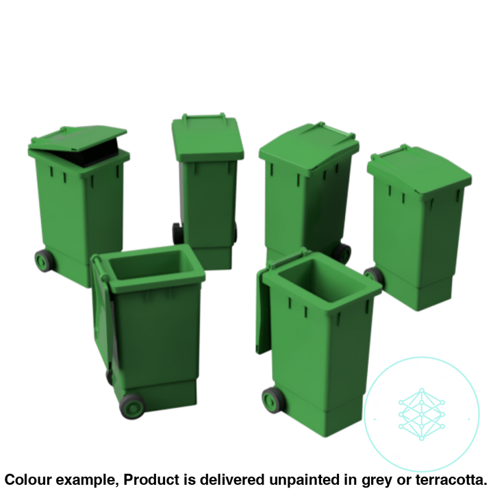 Fo101A – Wheelie Bins Oo/Ho Scale Oo Accessory