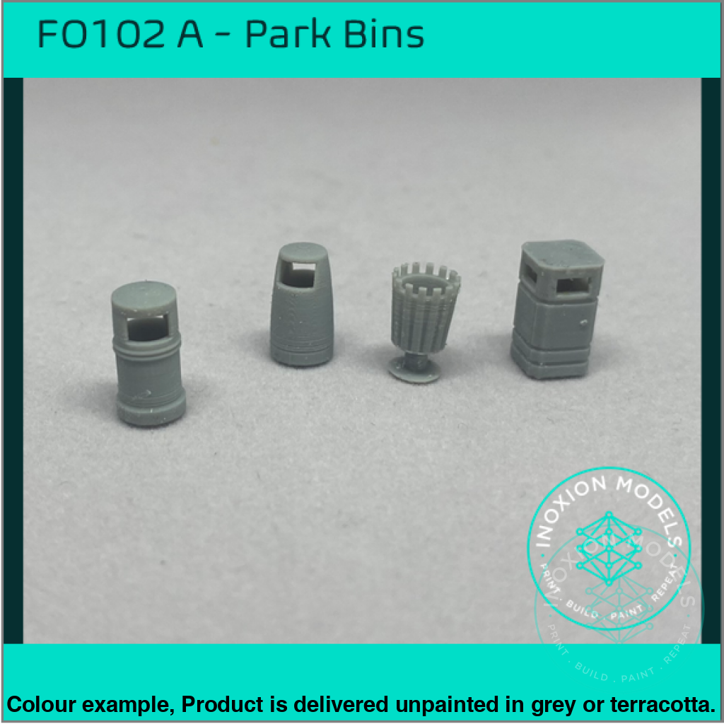 Fo102A – Park Bins Oo/Ho Oo Scale Accessory