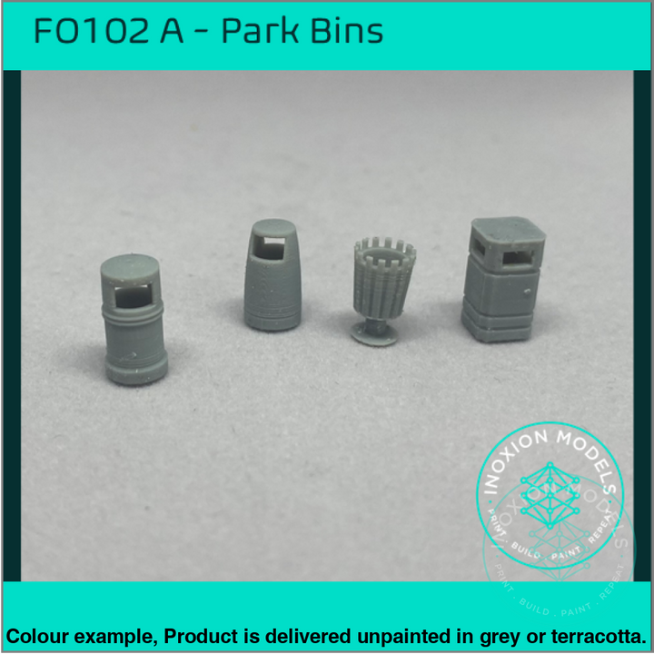 Fo102A – Park Bins Oo/Ho Oo Scale Accessory