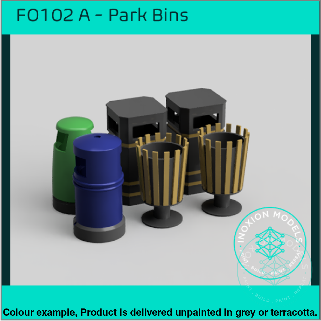 Fo102A – Park Bins Oo/Ho Oo Scale Accessory