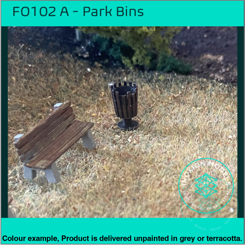 Fo102A – Park Bins Oo/Ho Oo Scale Accessory