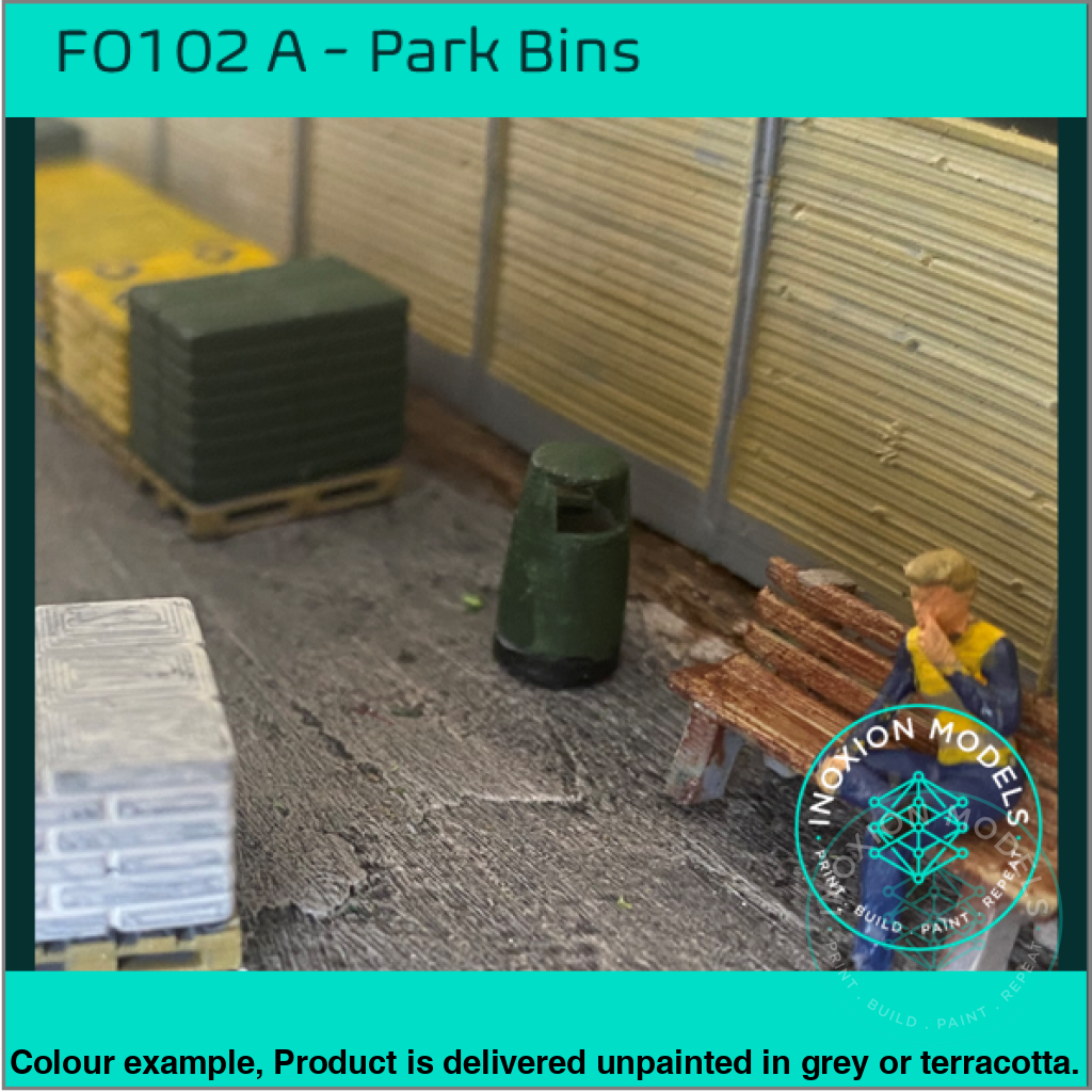 Fo102A – Park Bins Oo/Ho Oo Scale Accessory