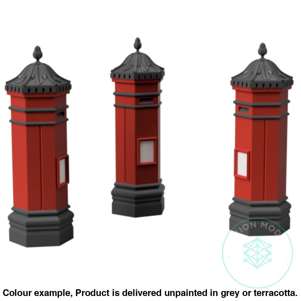 Fo105B – Victorian Post Box Oo/Ho Scale Oo Accessory