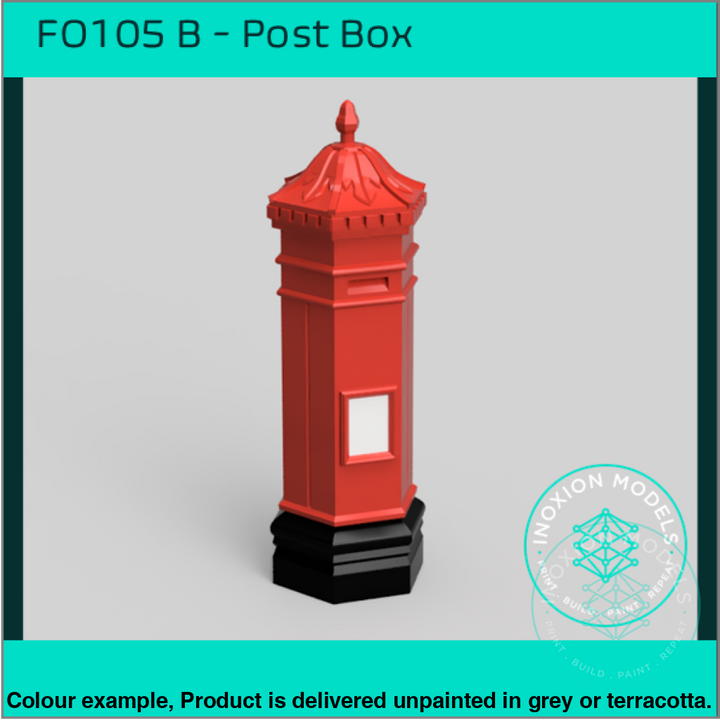 Fo105B – Victorian Post Box Oo/Ho Scale Oo Accessory