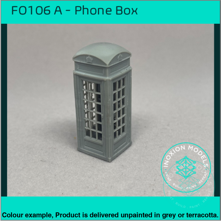 Fo106A - Phone Boxes Oo/Ho Scale Oo Accessory