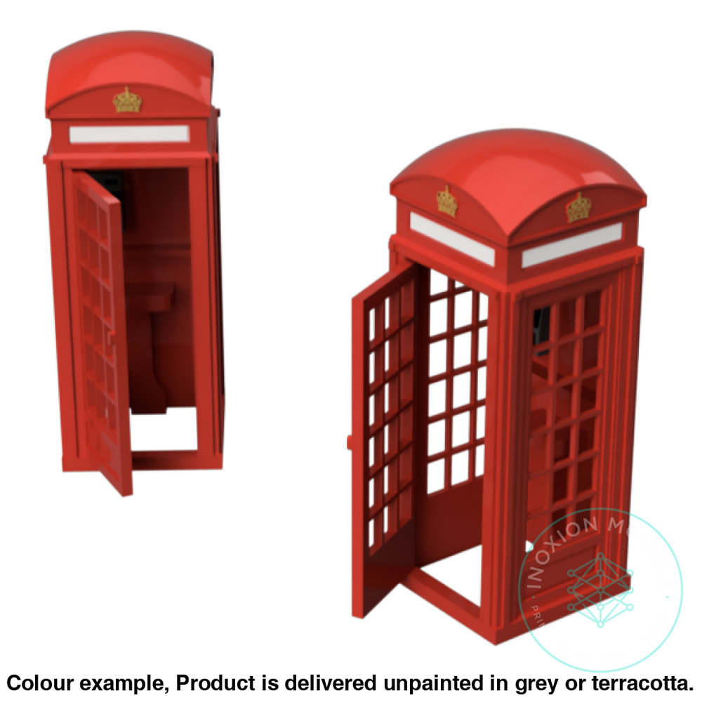 Fo106B - Phone Boxes Open Door Oo/Ho Scale Oo Accessory