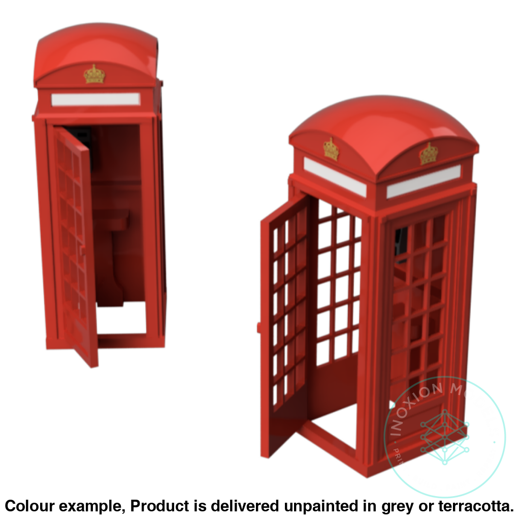 Fo106B - Phone Boxes Open Door Oo/Ho Scale Oo Accessory