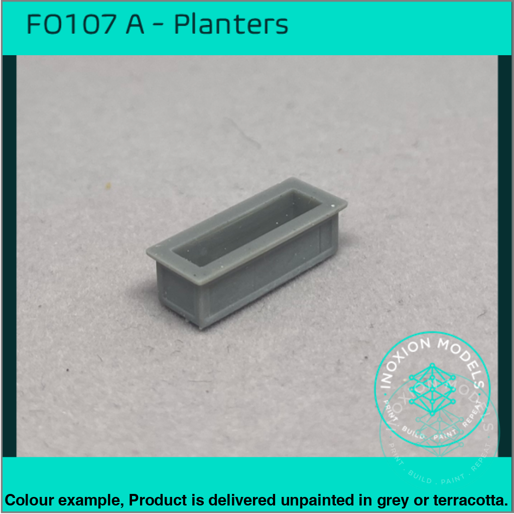 Fo107A – Urban Planters Oo/Ho Scale Oo Accessory