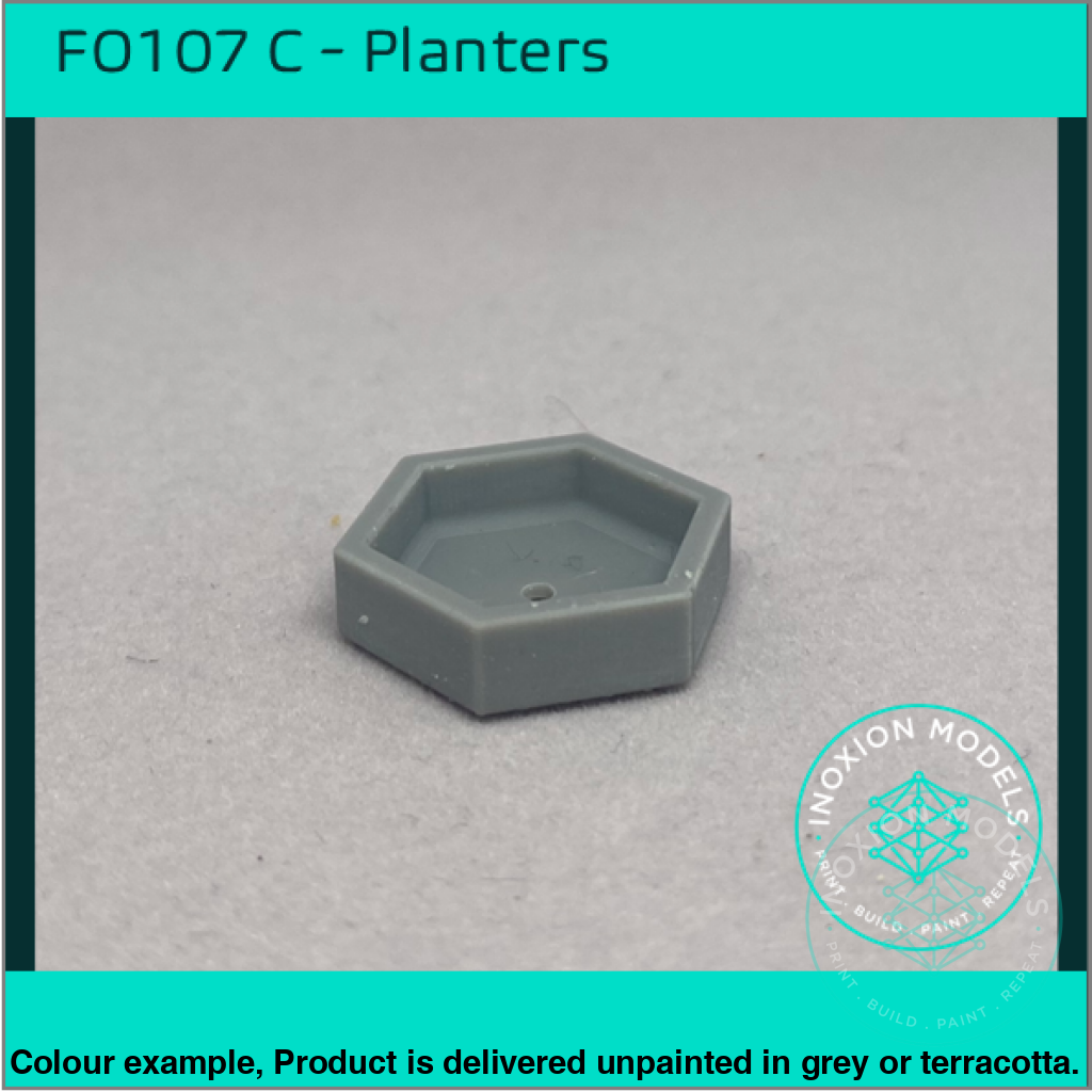 Fo107C – Urban Planters Oo/Ho Scale Oo Accessory