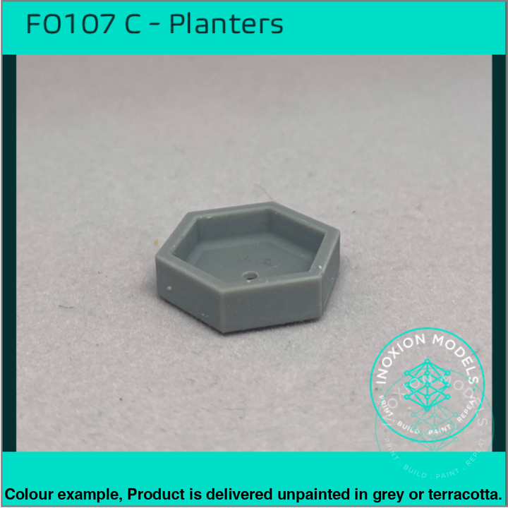 Fo107C – Urban Planters Oo/Ho Scale Oo Accessory