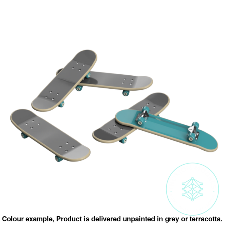 Fo113C – Skateboards Oo/Ho Scale Oo Accessory