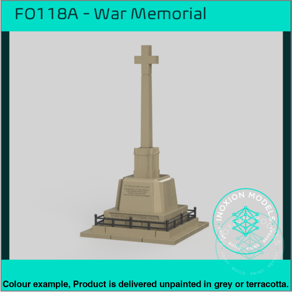 Fo118A – War Memorial Oo/Ho Scale Oo Accessory