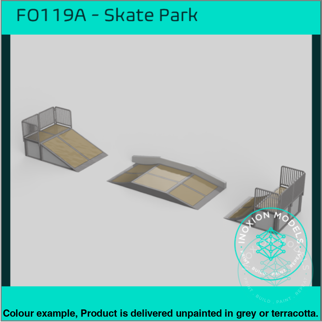 Fo119A – Skate Park Oo/Ho Scale Oo Accessory