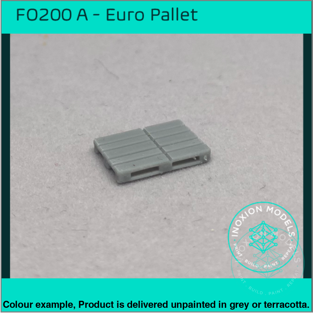 Fo200A – 10X Euro Pallets Oo/Ho Scale Oo Accessory