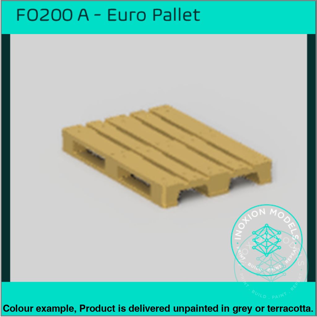 Fo200A – 10X Euro Pallets Oo/Ho Scale Oo Accessory