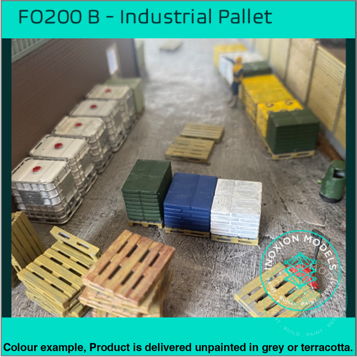 Fo200A – 10X Euro Pallets Oo/Ho Scale Oo Accessory