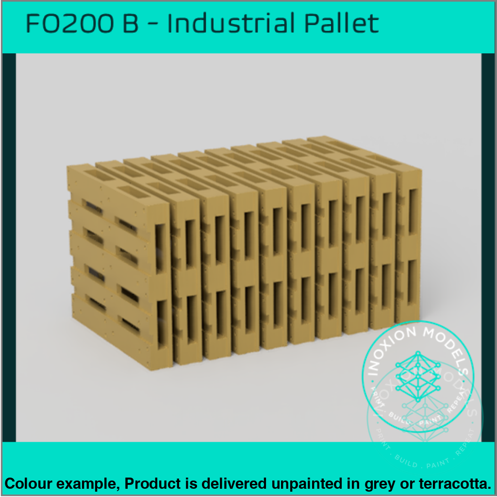 Fo200B – 10X Industrial Pallets Oo/Ho Scale Oo Accessory