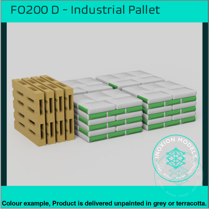 Fo200D – Industrial Pallets Oo/Ho Scale Oo Accessory