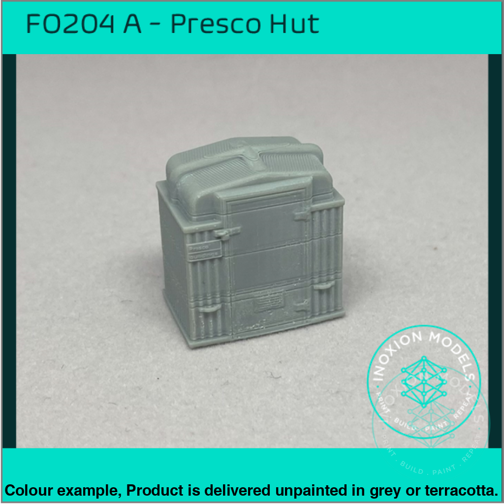 Fo204A – Presco Hut 6’X4’ Oo/Ho Scale Oo Accessory