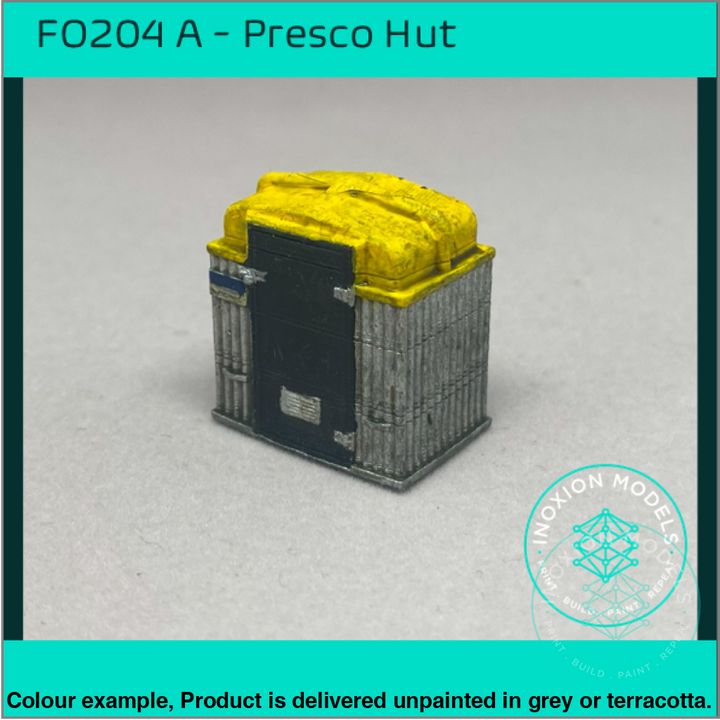 Fo204A – Presco Hut 6’X4’ Oo/Ho Scale Oo Accessory