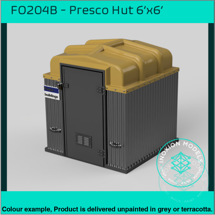 Fo204B – Presco Hut 6’X6’ Oo/Ho Scale Oo Accessory