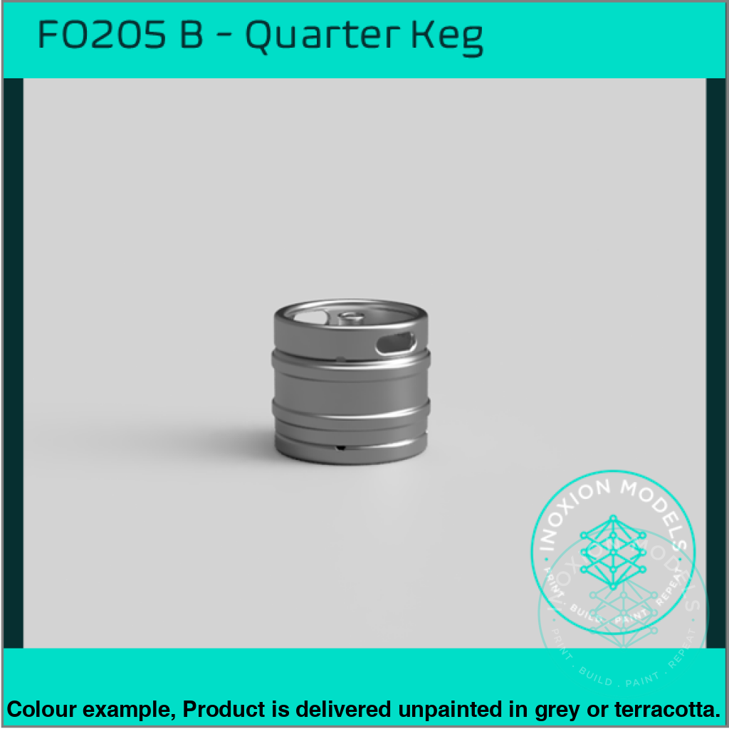 Fo205B – Quarter Keg Oo/Ho Scale Oo Accessory