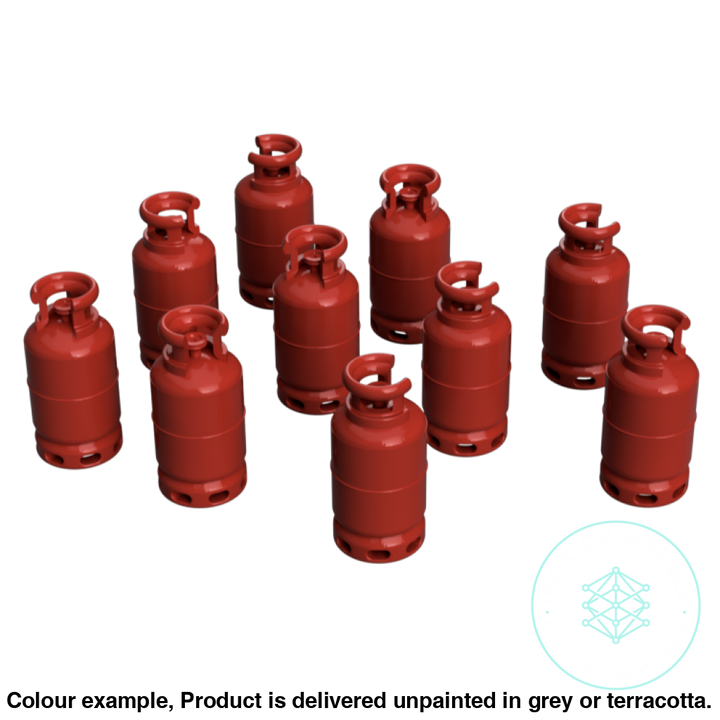 Fo205D – Gas Bottles Oo/Ho Scale Oo Accessory