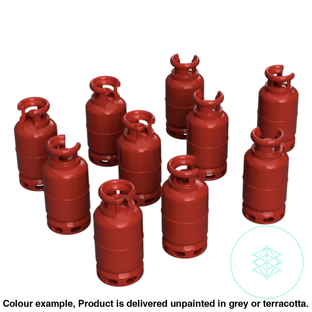 Fo205D – Gas Bottles Oo/Ho Scale Oo Accessory