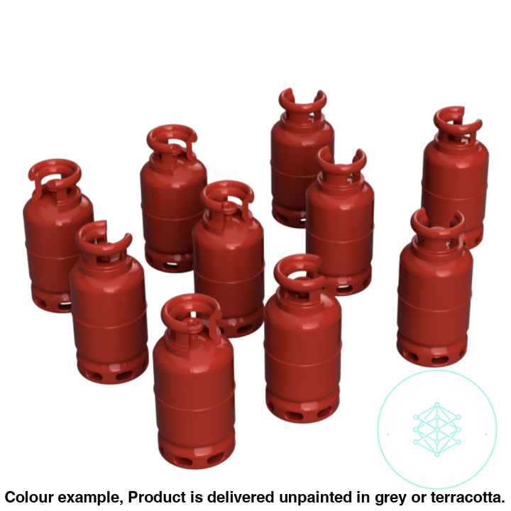 Fo205D – Gas Bottles Oo/Ho Scale Oo Accessory