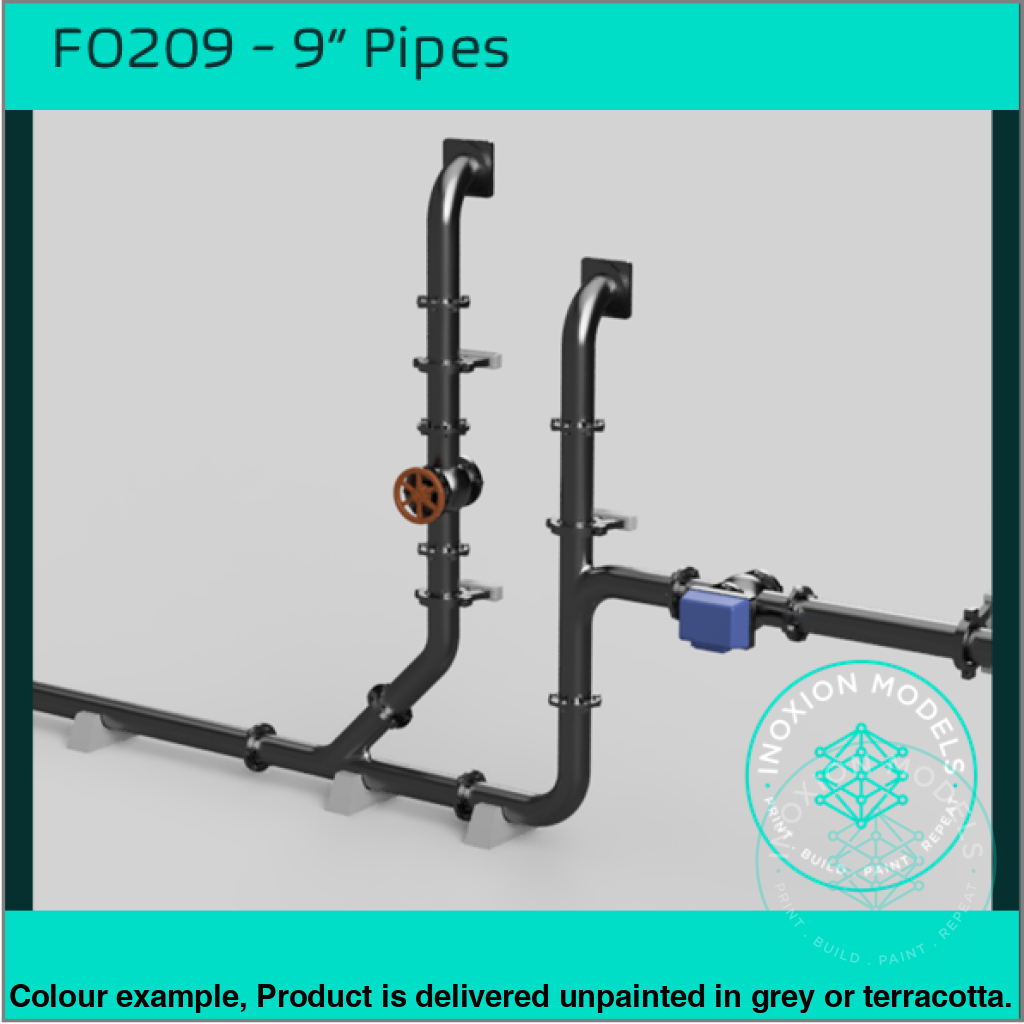 Fo209A – 9’’ Pipes Oo/Ho Scale Oo Accessory