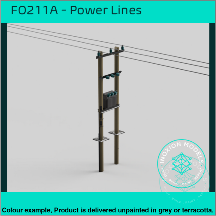 Fo211A – Power Poles Oo/Ho Scale Oo Accessory