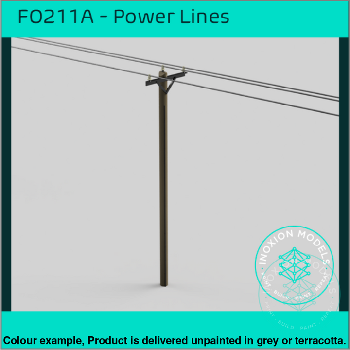 Fo211A – Power Poles Oo/Ho Scale Oo Accessory