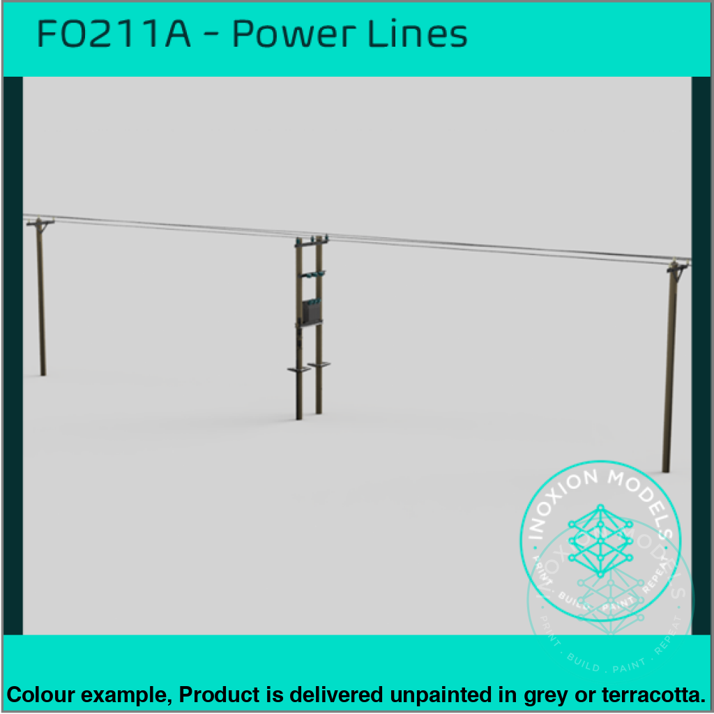 Fo211A – Power Poles Oo/Ho Scale Oo Accessory