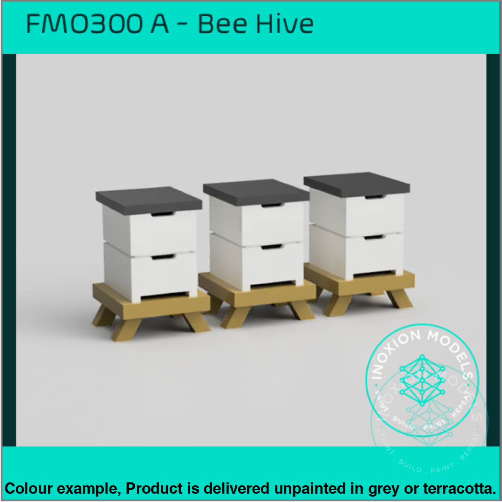 Fo300A – Box Beehives Oo/Ho Scale Oo Accessory