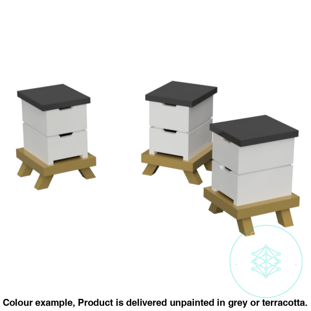 Fo300A – Box Beehives Oo/Ho Scale Oo Accessory