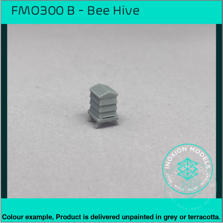 Fo300B – Louvered Beehives Oo/Ho Scale Oo Accessory